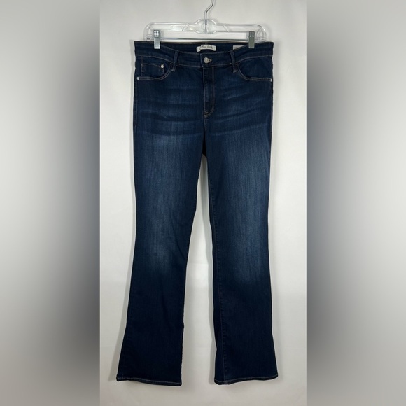 Mavi Marcia Mid-Rise Classic Bootcut Jeans Dark Wash Size 31 Tall Long - Picture 1 of 14
